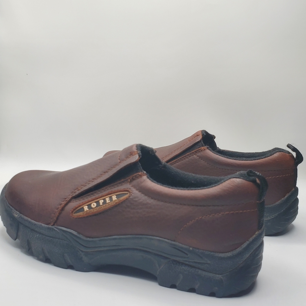 Roper performance leather slipon shoes size 7 - Picture 6 of 12